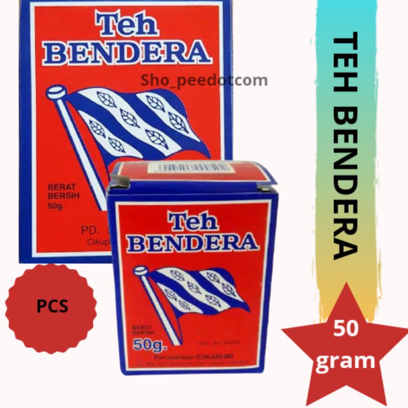 

Teh Bendera bubuk kotak 50gram