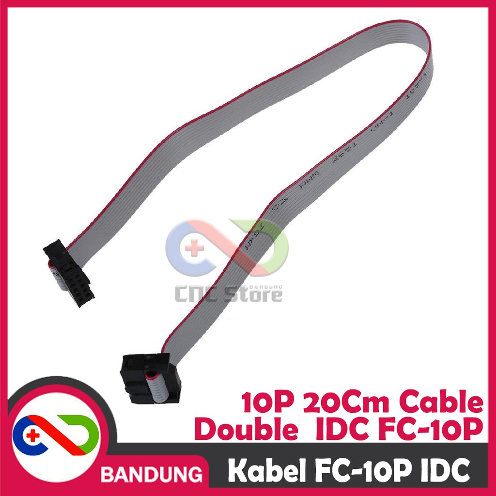 KABEL FC-10P JTAG IDC ISP DOUBLE HEAD FEMALE TO FEMALE 20CM ABU