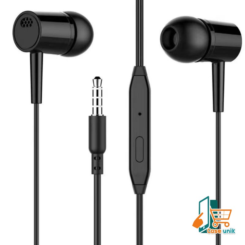 Headset Headsfree Hf earphone Extra BAss d21 All tipe Hp CS1106