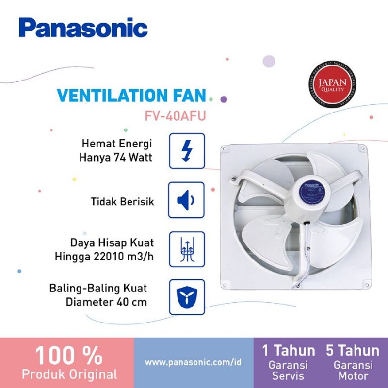 Exhaust Fan Panasonic FV-40 AFU