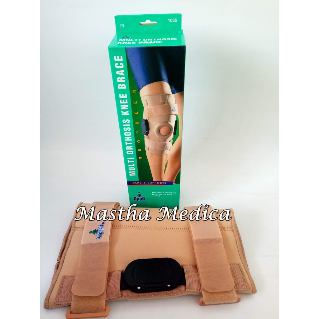 Knee Oppo Lutut / Multi Orthosis Knee Brace OPPO 1036 Ukuran