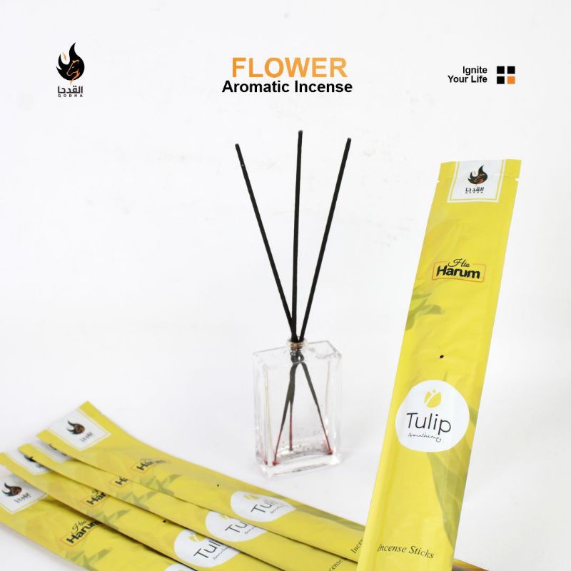 Bukhur Buhur Dupa Lidi Stick Aromaterapi QODHA Hio Harum Isi 20 Sticks Aroma TULIP