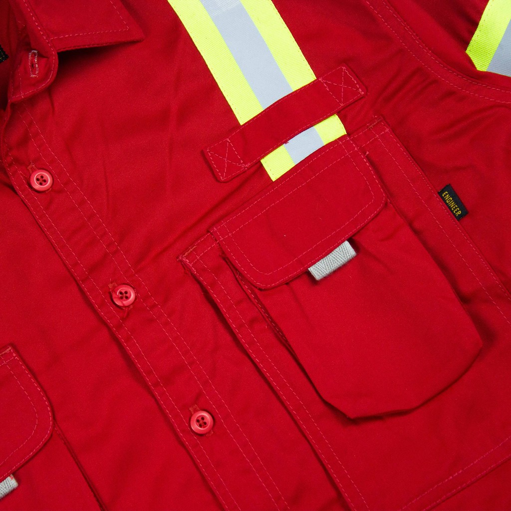 LOGGING WEARPACK RED, Kemeja Panjang / Kemeja Kerja by ENGINEER