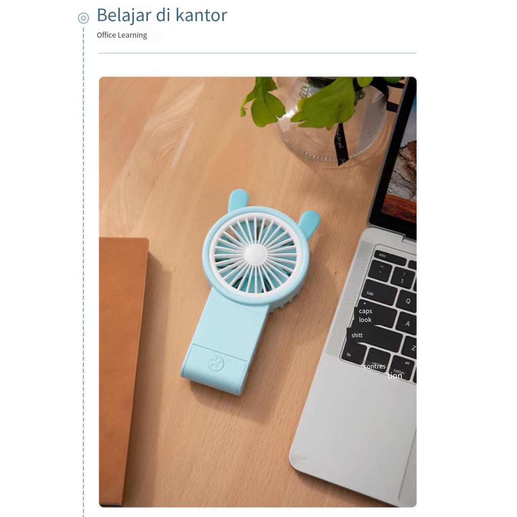 MINI IMUT KIPAS ANGIN MINI GENGGAM Cute / Kipas Lipat PORTABLE / Mini Fan C130