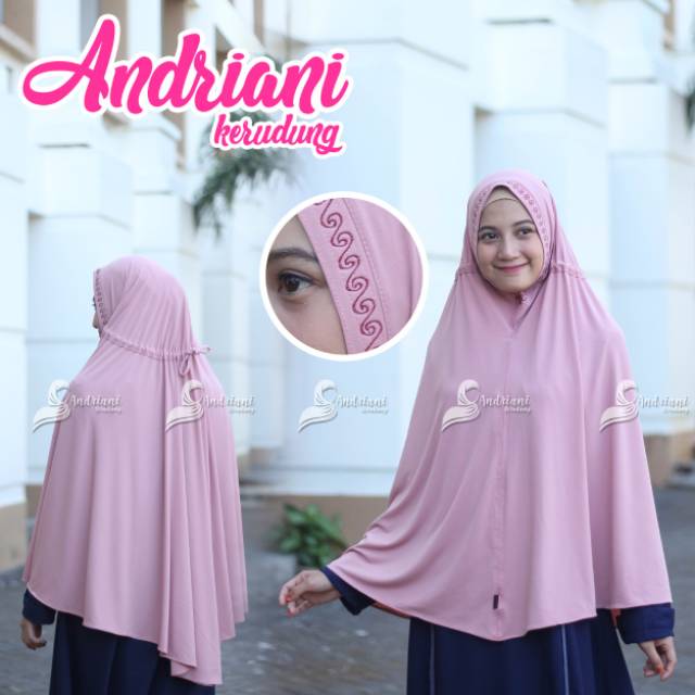 Jilbab jersey XL andriani hijab