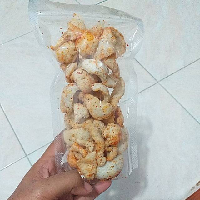 

Kerupuk otak otak pedas