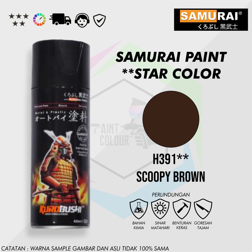 Samurai Paint H391** Scoopy Brown Cat Semprot/Pylox Helm/Motor/Gundam