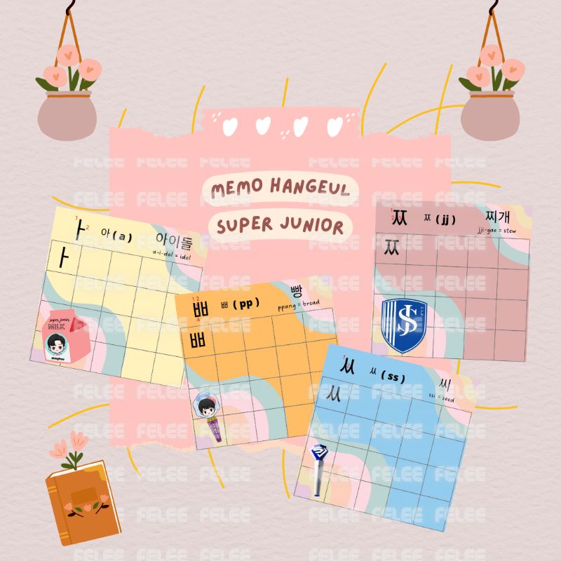 

MEMO HANGEUL SUPER JUNIOR