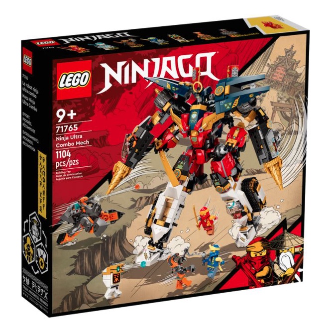 Lego 71765 Ninjago Ninja Ultra Combo Mech mainan anak robot ninja kombinasi