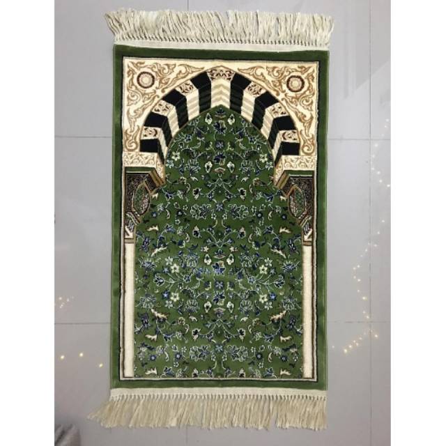 ALRAWDAH RUG 3D Premium Praying Mat - Mihrab Masjid Nabawi (Extra Soft)