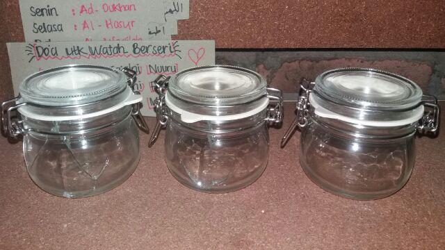 Toples Bumbu Kaca Krkn Tempat Penyimpanan Bumbu Masak 13cl Isi 3 Pcs