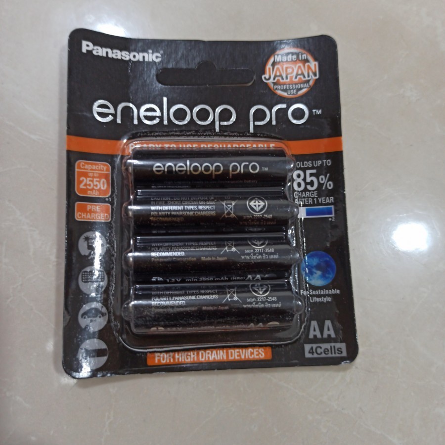 BATERAI BATTERY BATRE CAS AA/A2 PANASONIC ENELOOP PRO 2500mAh