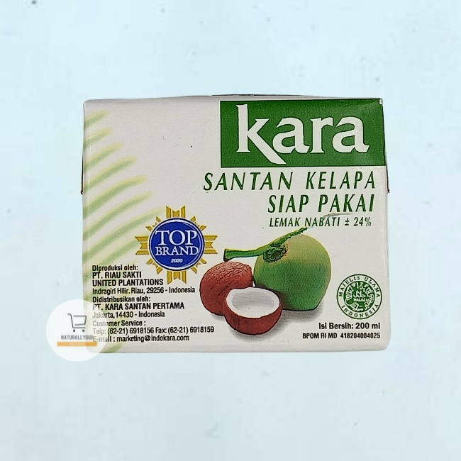 Kara / SUN Kara Santan Kelapa 200mL (Kotak) Siap Pakai Instant Coconut Milk