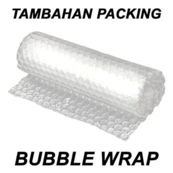 Tambahan Packing Bubble wrap agar tidak Rusak dan aman saat pengiriman ekpedisi