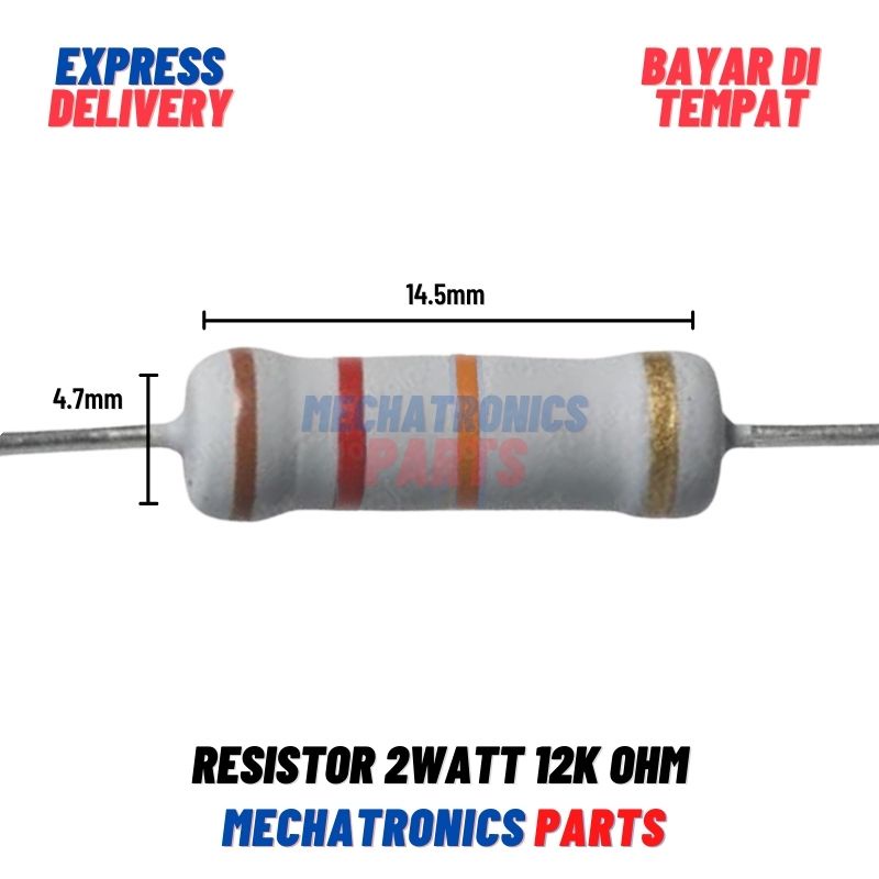 [PAS-9202] RESISTOR 2WATT 12KOHM