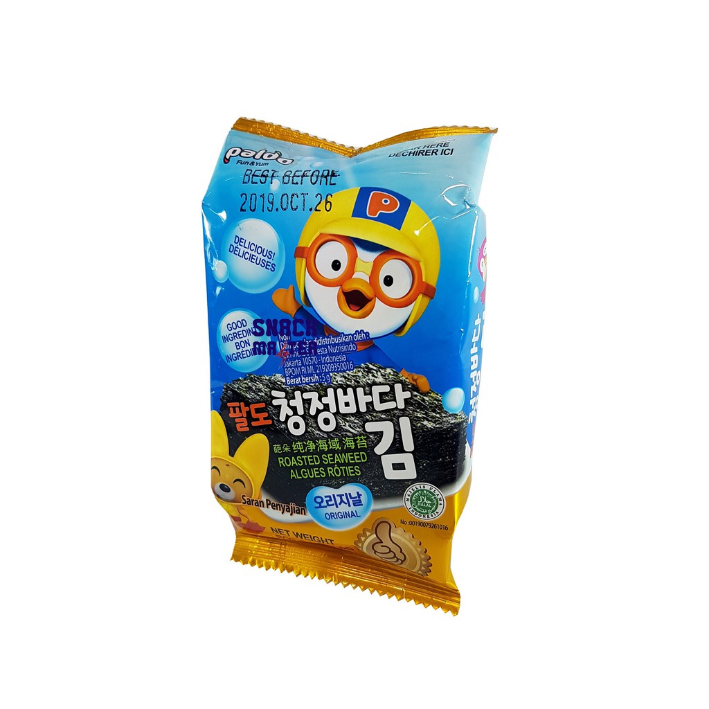 

Nori Pororo Korean Roasted Seaweed - Netto 5 gr