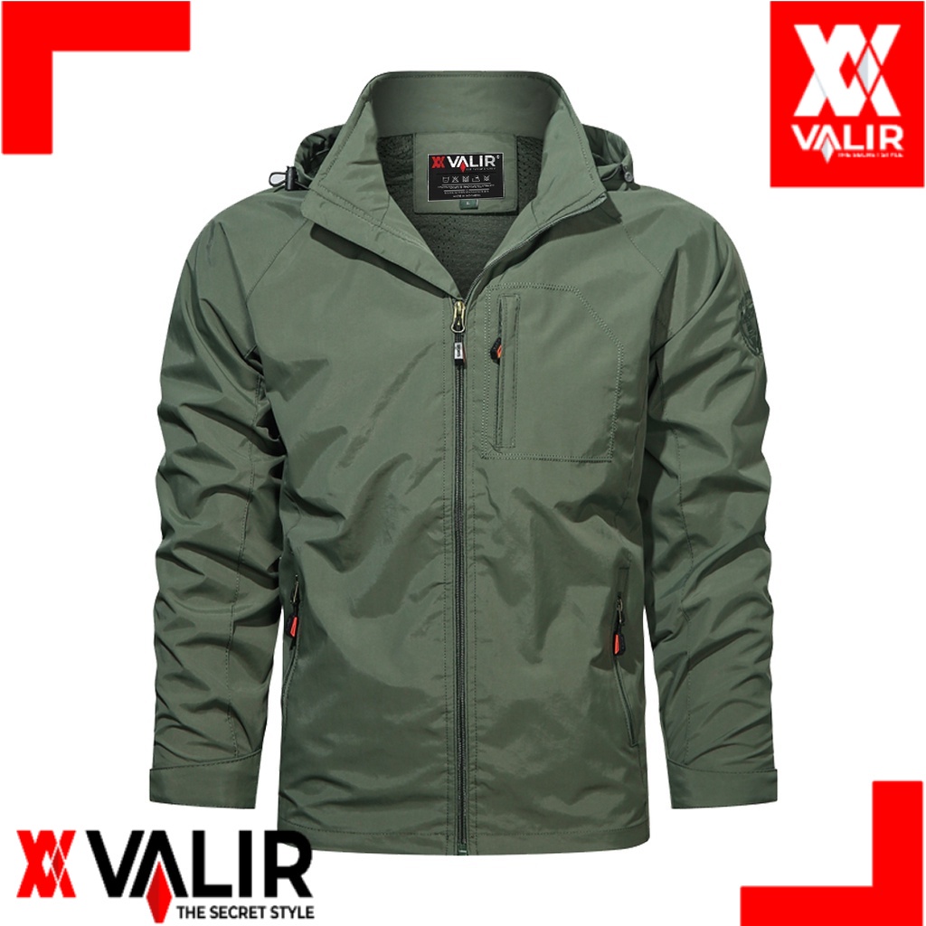 Brended Valir Jaket Terlaris Valir Nazrie Anti Air (Waterproof)