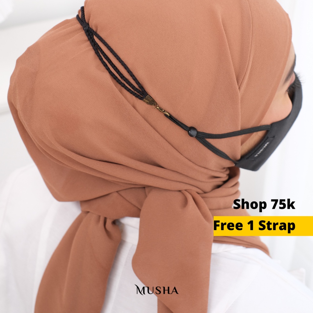 Musha Connector Mask - 3 Layer Elastic | Konektor Masker Kain Elastis