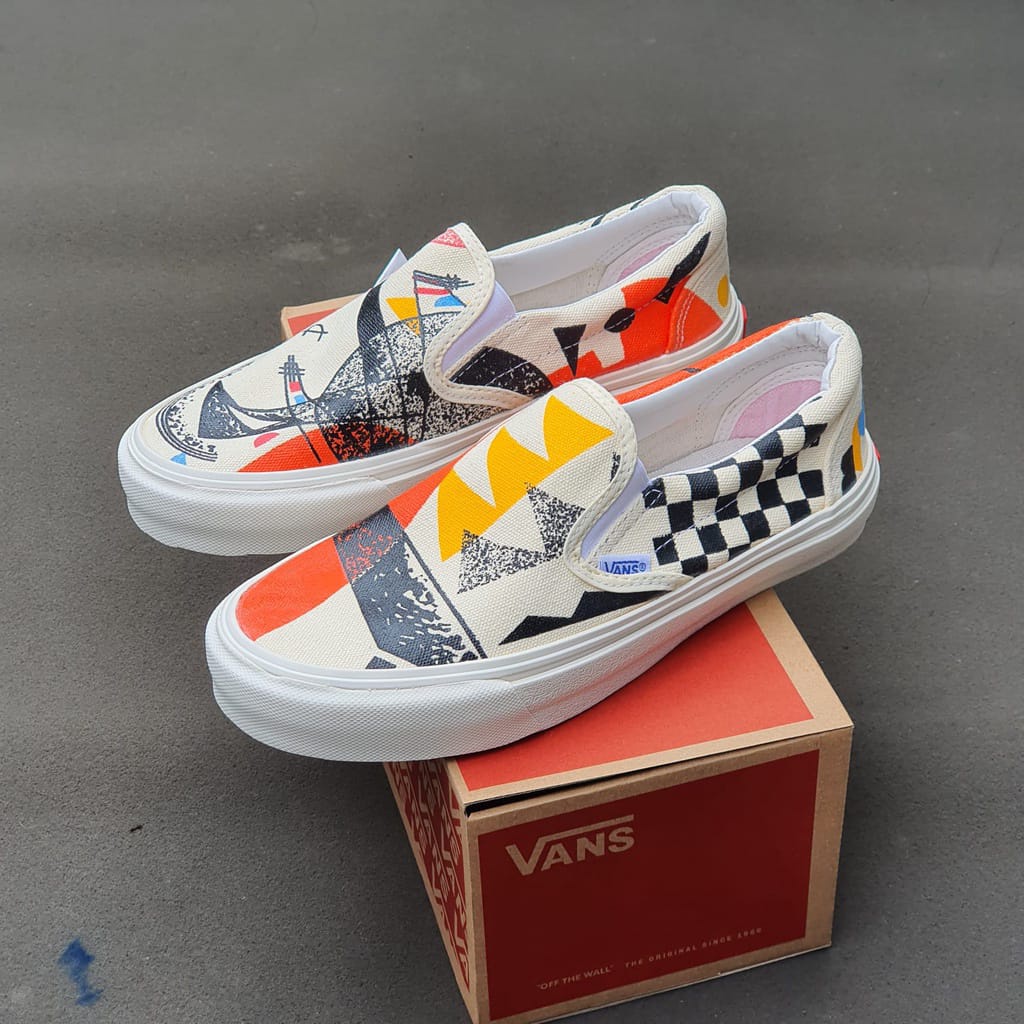 Sepatu Vans Pria Dewasa Slip on GRATIS kaos kaki