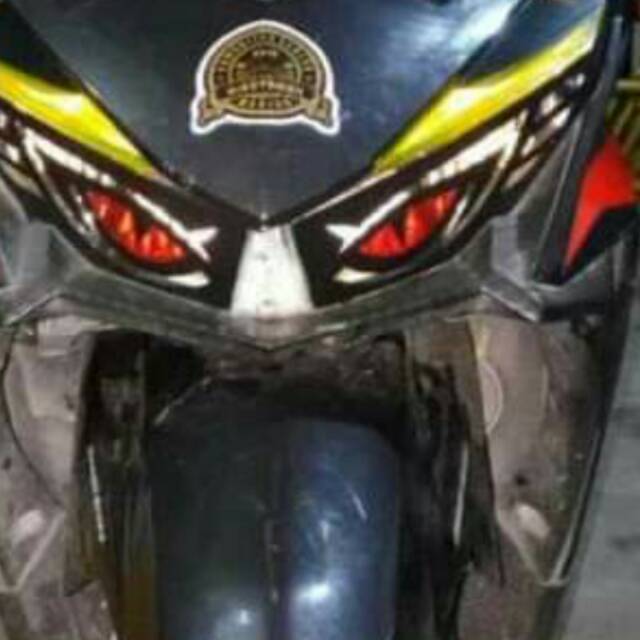 Stiker Sticker Lampu Vario 125 150 Led Motif Lighting Eagle