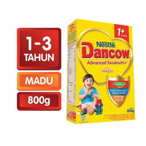 

Nestle Dancow Advanced Excelnutri+ 1+ Madu 800gr - Susu Pertumbuhan Tahap 1 Plus (1-3 Tahun)