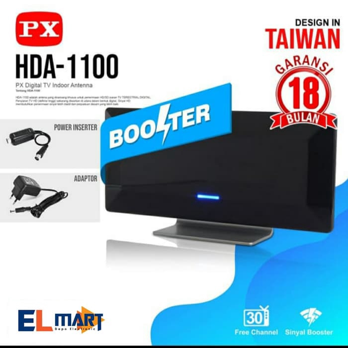 PX Antena TV digital indoor HDA-1100 / antenna TV HDA1100 / TV 1100 / PX 1100