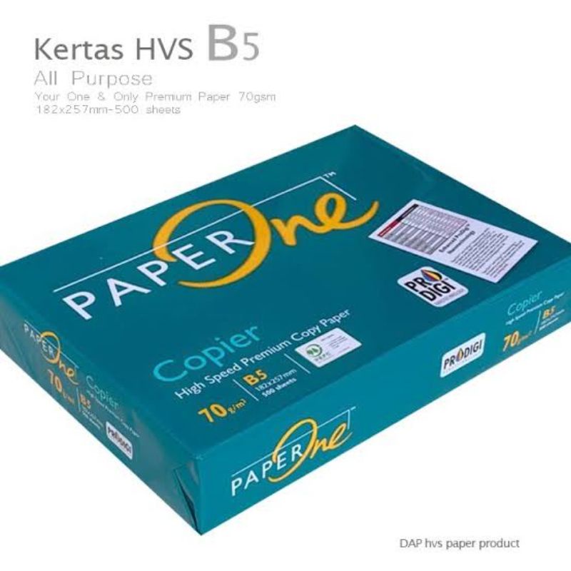 Jual Kertas HVS B5 Paperone 70 Gram Indonesia|Shopee Indonesia