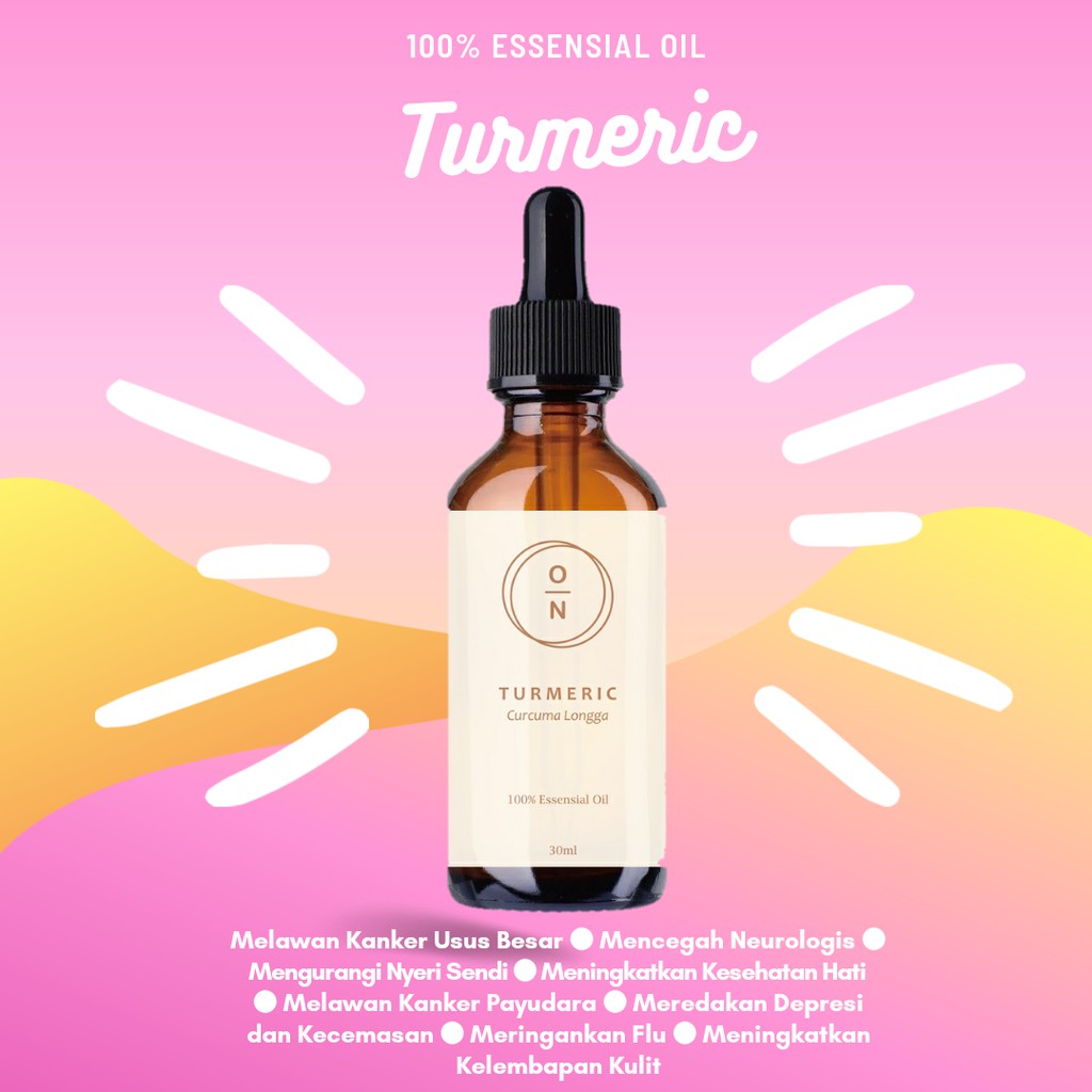 Minyak Kunyit Turmeric Essensial Oil  Murni Essential Turmeric Alami