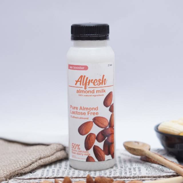 Susu Almond Asi booster - Daun katuk  - Fenugreek - Almond Milk