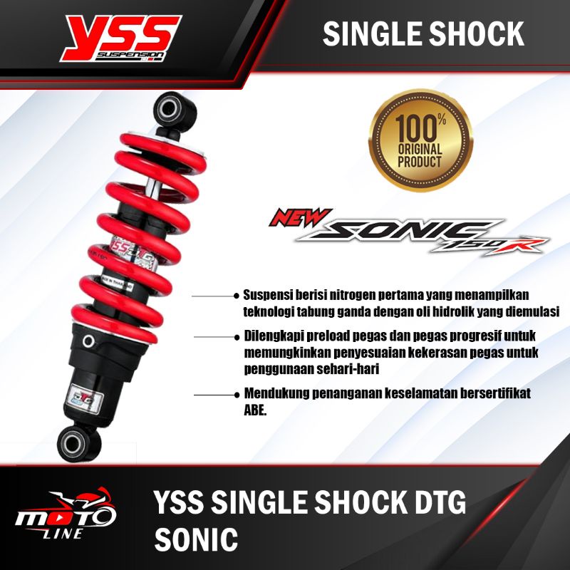 YSS Monoshock DTG Hybrid Sonic