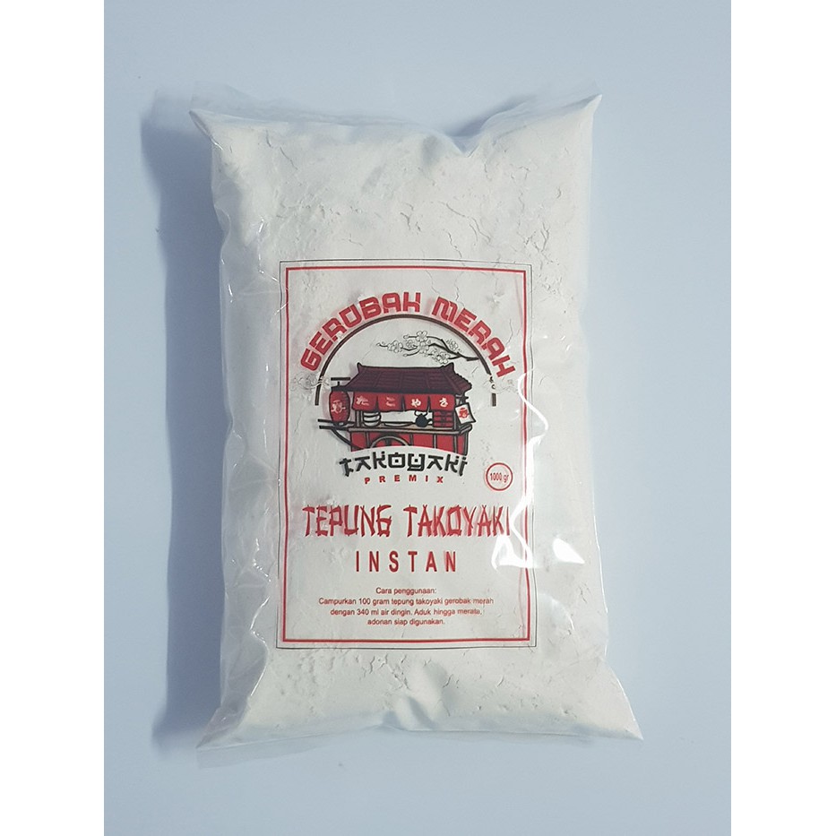 

Tepung Takoyaki Premix Instan 1kg Gerobak Merah