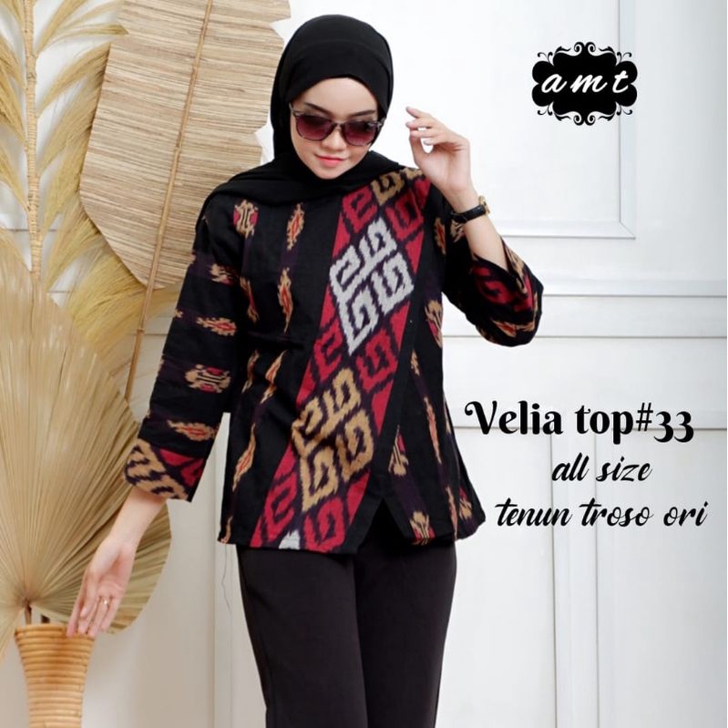 Tenun/atasan wanita/tenun wanita/troso/baju kerja/kemeja