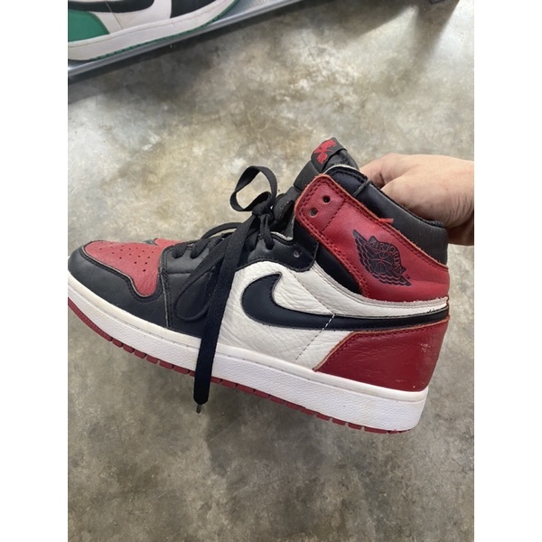 Nike air jordan 1 high bred toe second