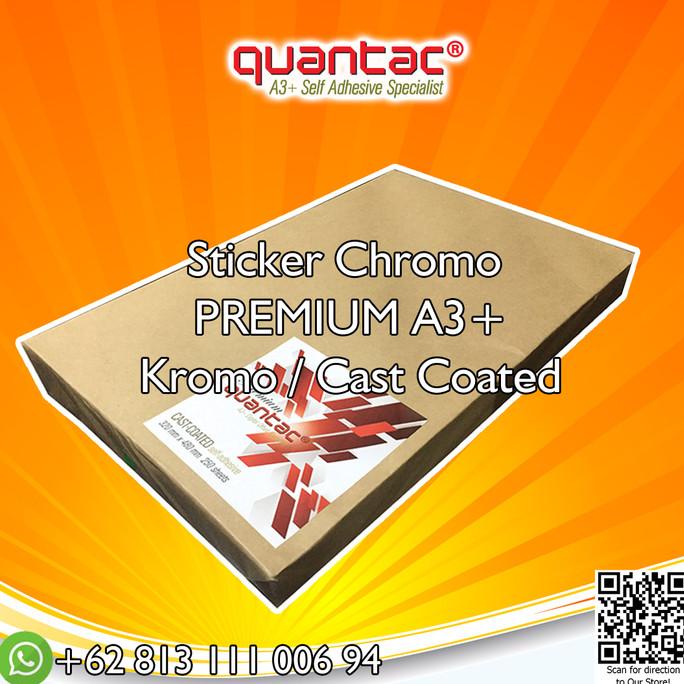 

Sticker Quantac Chromo PREMIUM Glossy Stiker Kromo Print A3 Gojek Grab ---Termurah---