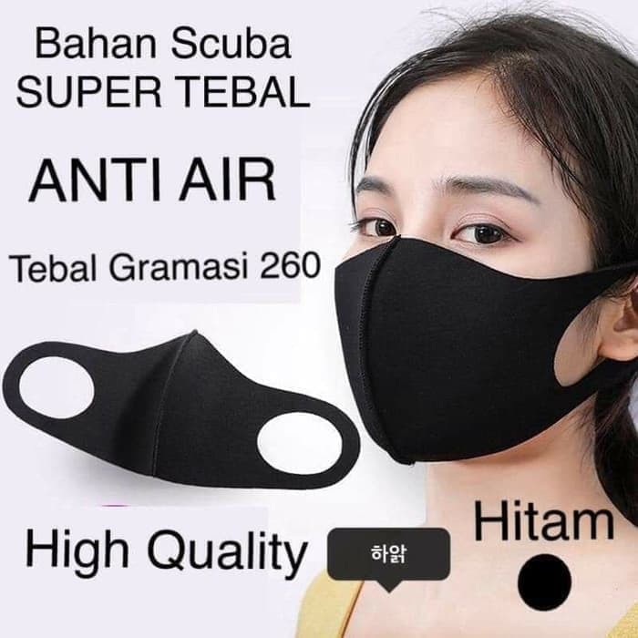 Masker Scuba Model Korea kain Premium