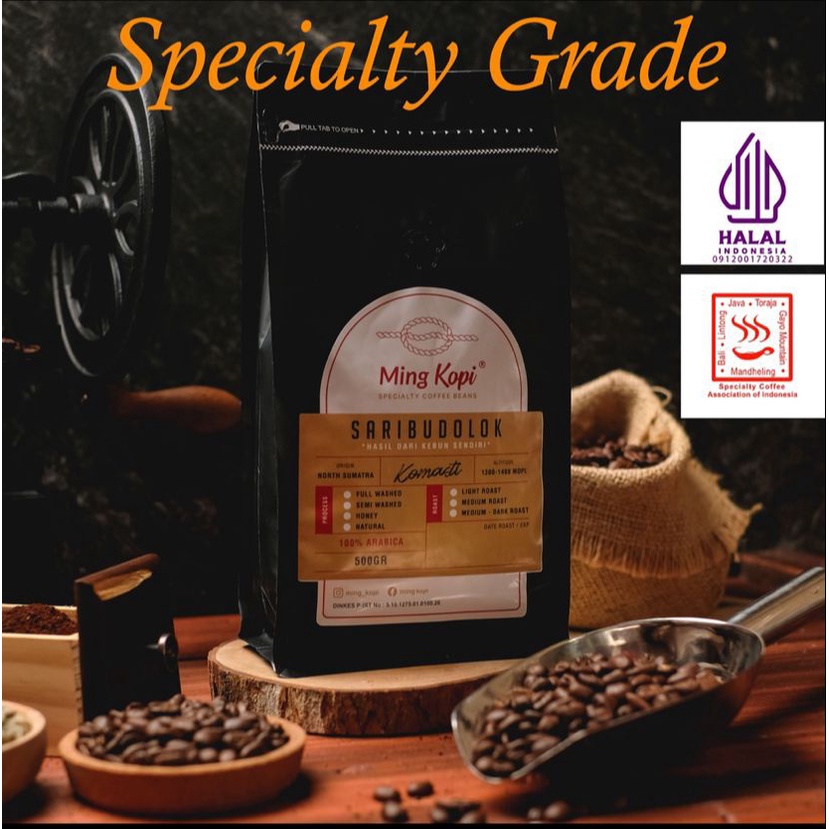 

Biji Kopi Arabika Komasti 500 gr Specialty Coffee Beans Ming Kopi mingkopi