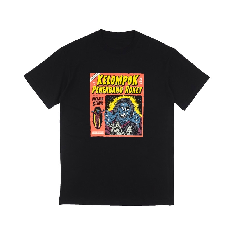 KELOMPOK PENERBANG ROKET - GENTAYANGAN TEE / OFFICIAL MUSIC MERCHANDISE / ORIGINAL MERCH / KAOS BAND
