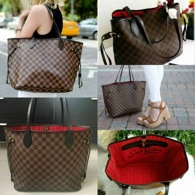 TAS REFELPUL JUMBO MOTIF DAMIER &amp; MONO