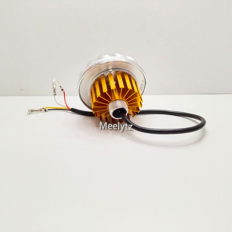 Lampu LED projie mini laser 2 warna high low putih kuning AE DE putih