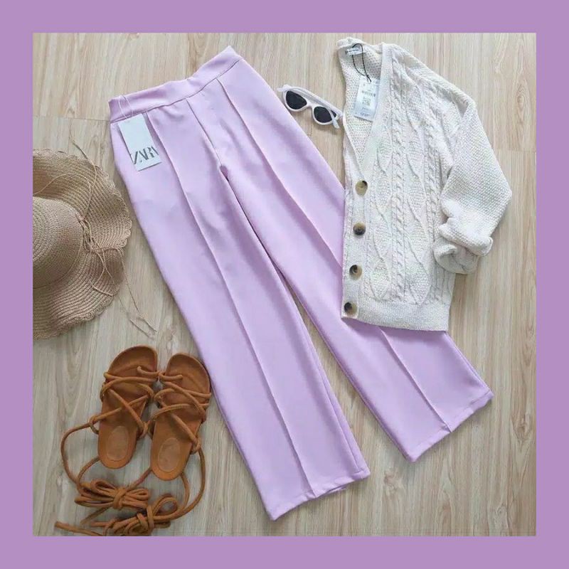 CEKIDOTDOOT |HELIX PANTS | CELANA WANITA KOREA | CELANA KULOT | SCUBA PANTS | CELANA PANJANG WANITA