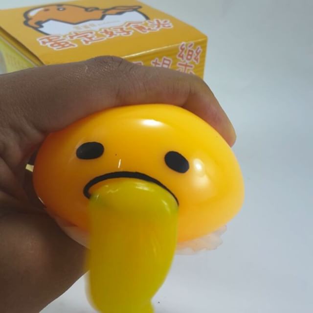 Jual Gudetama Vomit/ Squishy Unik 