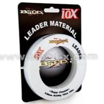 SHOCK LEADER  BLOOD 10X (FLUOROCARBON)