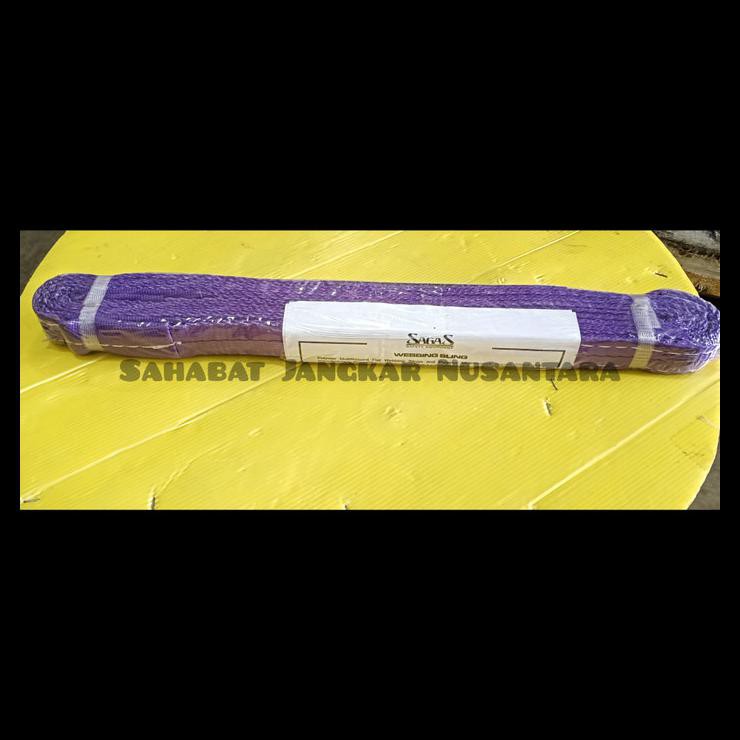 PROMO Webbing Sling / Webing Sling / Tali Angkat Polyester 1 Ton × 4 Mtr