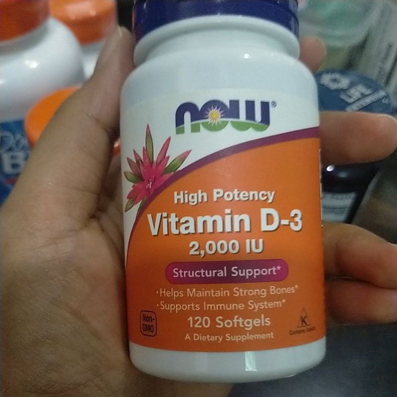 now vitamin d3 2000iu iso 120 capsule / vitamin d3/vitamin tulang/vitamin import/vitamin now