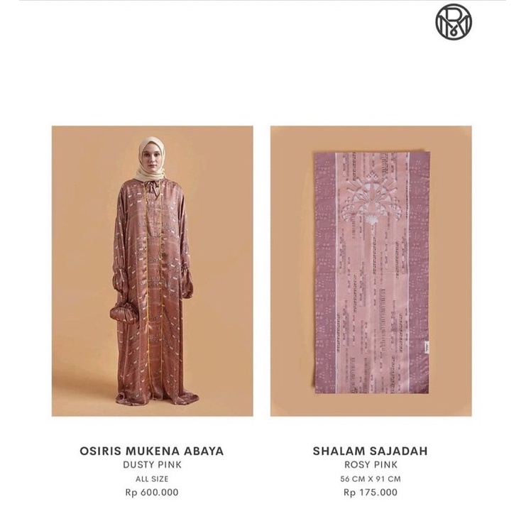 Shalam Sajadah Travel & Osiris Mukena Abaya Ria Miranda New with Label Tag❣️