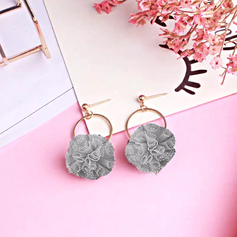 Anting wanita kekinian style korea 400