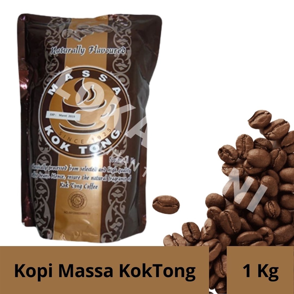 

Kopi bubuk kasar Siantar- Kopi Massa Kok Tong- 1kg/ Kopi hitam Asli Siantar