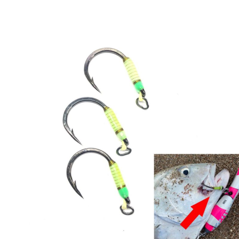 Assist Single Hook GID Untuk Popper dan Stickbait lure 1pcs