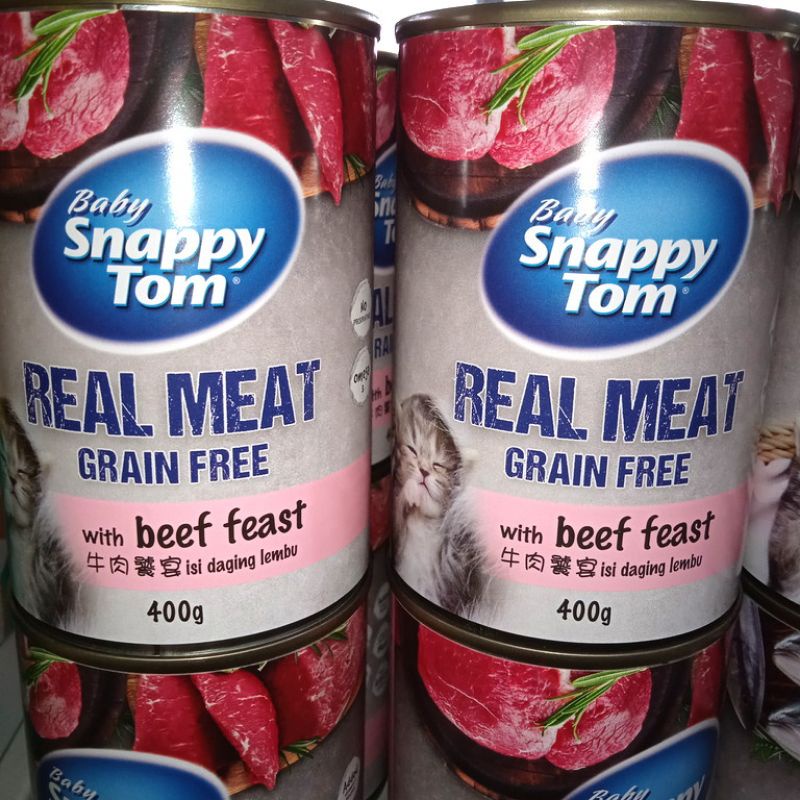 SNAPPY TOM BABY 400gr Wet Food - BABY BEEF