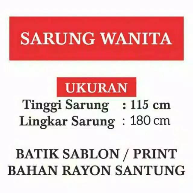 SARUNG BATIK SANTRI WANITA MOTIF BERGAMBAR GROSIR ECER TERMURAH FATKHAN BATIK